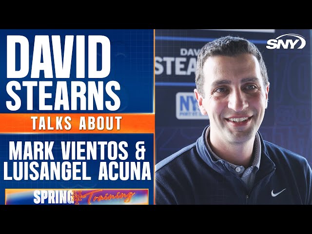 Mets president David Stearns opens up about Mark Vientos and Luisangel Acuna's potential | SNY