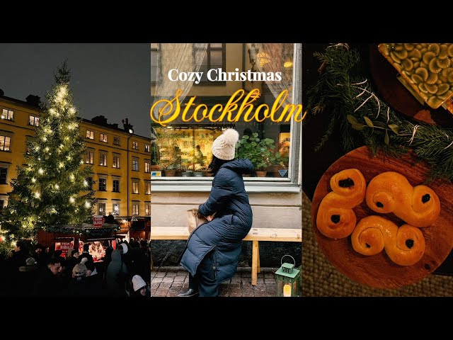 Stockholm Life Vlog｜A cozy slow Christmas｜Bake Lucia bread, choir concert and cafe in old town