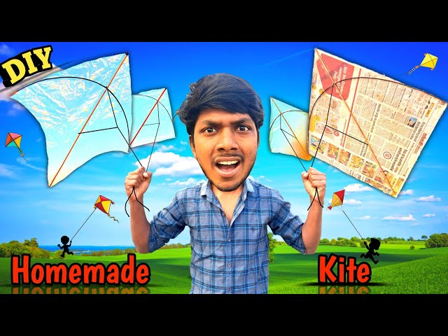 4 Different Types of Kite Making with Paper at Home - How to make paper kite #kite #kiteflying #diy