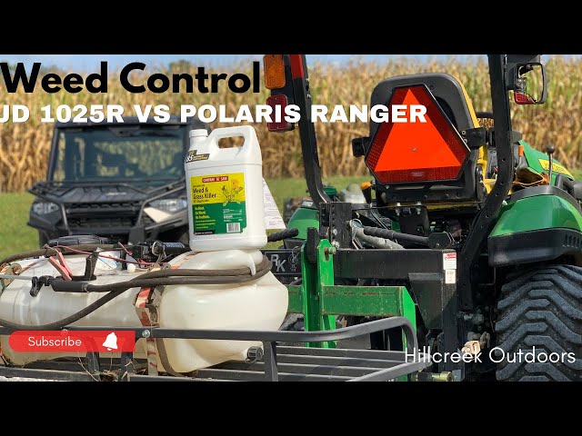 WEED CONTROL SETUP: John Deere 1025R vs. Polaris Ranger