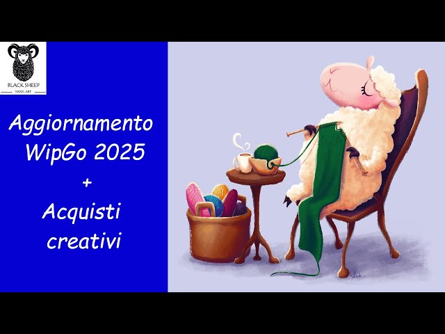 Aggiornamento WipGo 2025 + Acquisti creativi