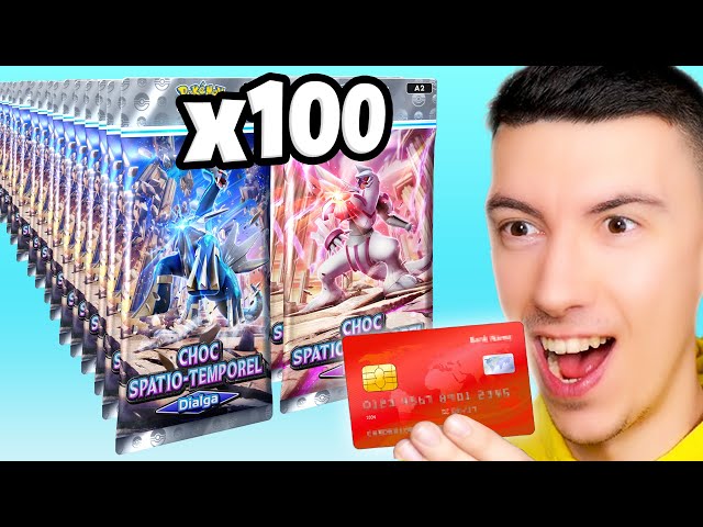 J'OUVRE 100 BOOSTERS CHOC SPATIO-TEMPOREL SUR POKÉMON TCG POCKET ! *NOUVEAU* (Dialga vs Palkia)