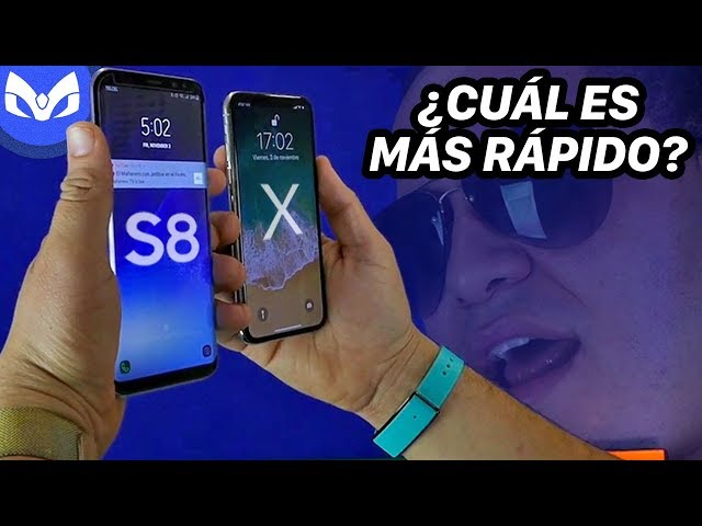 FACE ID iPhone X vs Galaxy S8 PLUS CUAL ES MAS RAPIDO