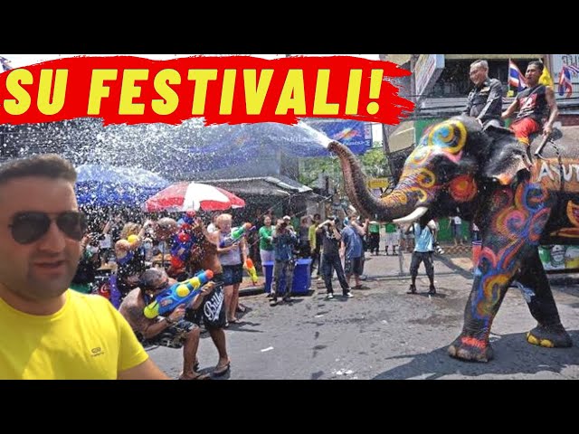 THAILAND'S CRAZIEST FESTIVAL!!THEY RULE GIRLS IN CLOTHING SONGKRAN/PHUKET 🇹🇭 ~128