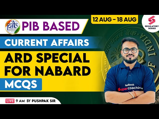 RBI Grade B Preparation | ARD special PIB for NABARD | RBI Grade B General Awareness | Pushpak Sir