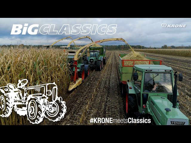 KRONE BiG Classics: chopping maize – from FENDT Farmer 3S with KRONE MC 8 to BiG X