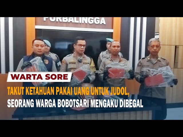 GUNAKAN UANG UNTUK JUDOL, SEORANG WARGA BOBOTSARI MENGAKU DIBEGAL