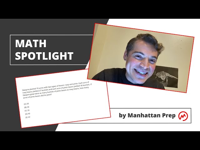 The GRE Math Spotlight: Tyler Teaches an Expert Quant Question