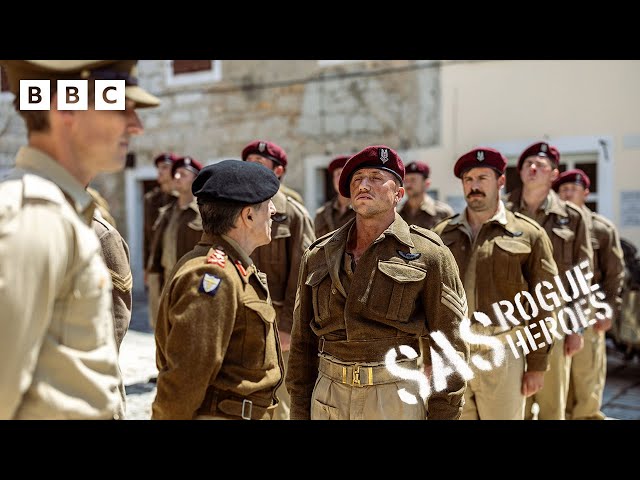 The (rather drunk) SAS Rogue Heroes meet General Montgomery - BBC