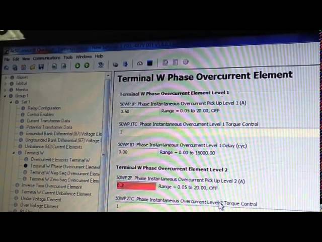 SEL-487V CAPACITOR PROTECTION RELAY TEST PROCEDURE