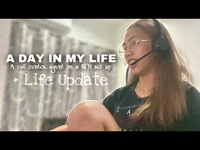 A DAY IN A LIFE: Call Center Agent on a Work From Home Set up | Angel's Vlog