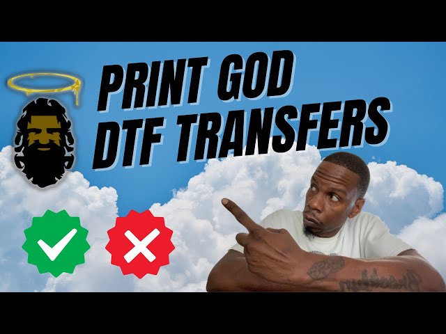 QUALITY, INEXPENSIVE DTF PRINTS - 0 MIN QTY!