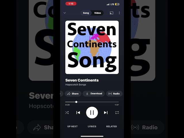 Seven continents song