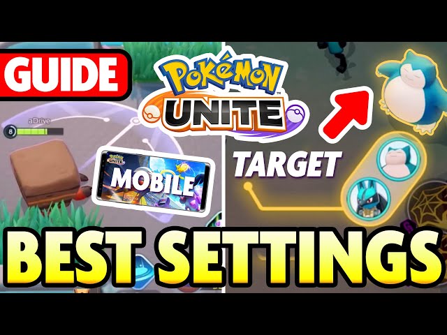 Pokemon Unite BEST SETTINGS GUIDE for MOBILE! (Watch this ASAP!)