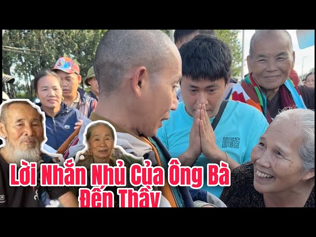 Ngày 1 tháng 11, Thầy Minh Tuệ nhắn nhủ bà Na và em Nô thầy sẽ về thăm ba mẹ