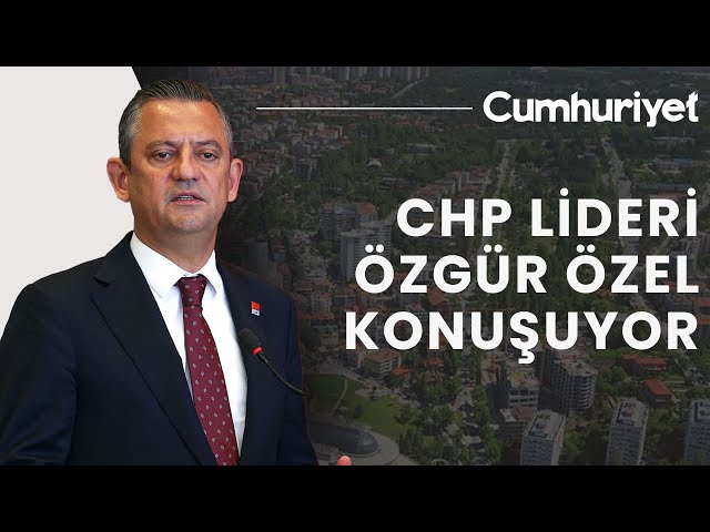 #CANLI Türkiye Kent Konseyleri Platformu 32. Genel Kurulu: Özgür Özel konuşuyor