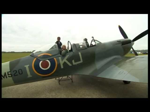 Veteran flies Spitfire for first time since WWII