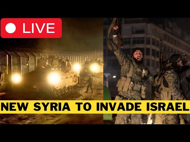 🚨 LIVE: Syrian Islamists Prepare Invasion Of Israel