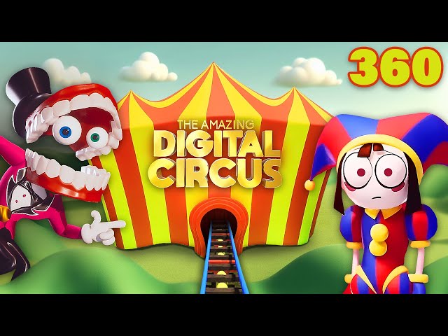 The Amazing DIGITAL CIRCUS but it's a ROLLER COASTER in 360