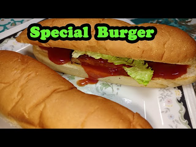 Burger Recipe | Dhaba Style Burger Recipe | Easy Burger Recipe