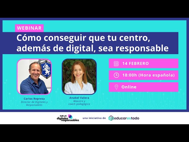 Cómo conseguir que tu centro, además de digital, sea responsable, con Anabel Valera