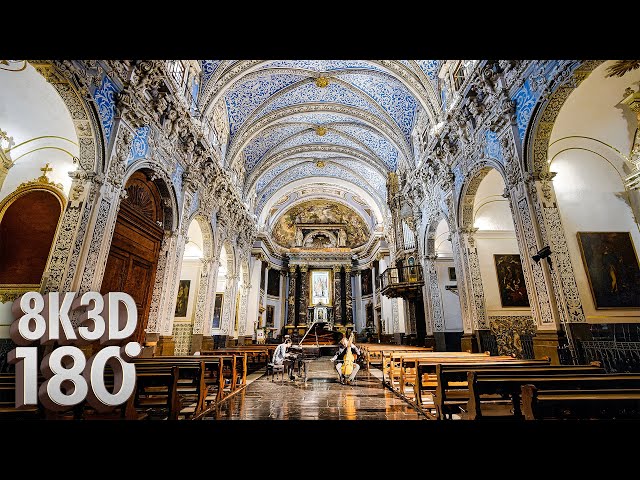 8K 3D VR180 Experience of Classical Music with Baryton in Parroquia de San Esteban, Valencia