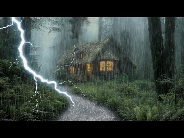 HEAVY RAIN AND THUNDER SOUNDS - DEEP SLEEP | Thunderstorm for Sleeping - Rain Sound Comfort #2