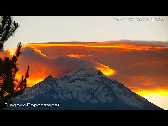 Volcan Popocatepetl desde Ozumba Estado De México En Vivo