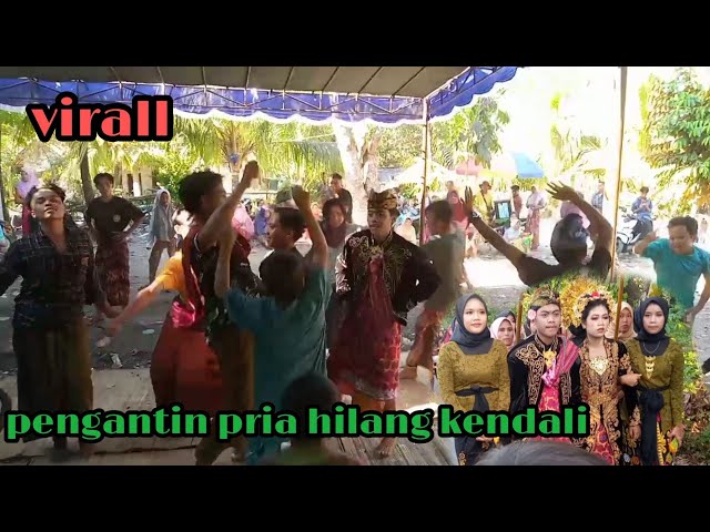 pengantin pria hilang kendali saat lagu linting daun || ganesa