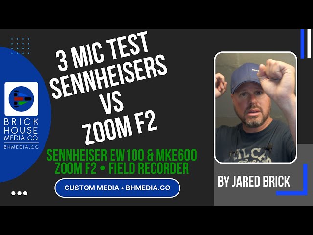 Sennheiser vs Zoom F2 &  vs Lavs for the M3 by Brick House Media Co