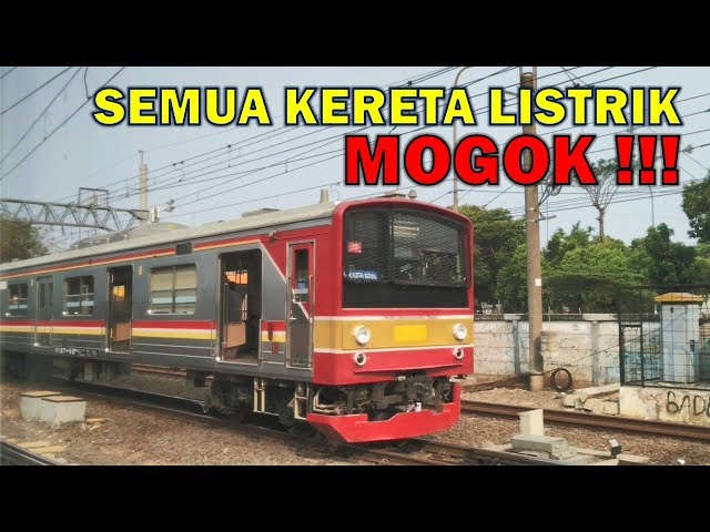 PENUMPANG TERLANTAR !! Lumpuhnya Kereta Api & KRL Commuter Line Jabodetabek Imbas Pemadaman Listrik