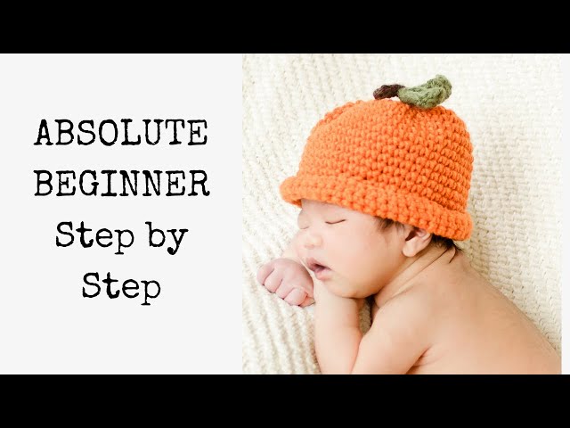 Crochet Baby Pumpkin Hat Tutorial