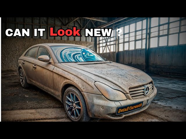 Restoring the worst black Mercedes-Benz I've ever seen! | ABANDONED CLS 350