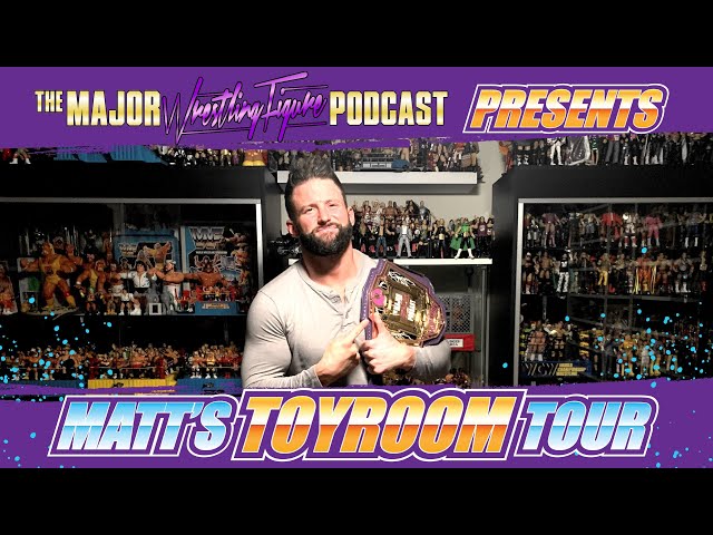 Full Tour of Matt Cardona's Toy Room Major Wrestling Figure Pod