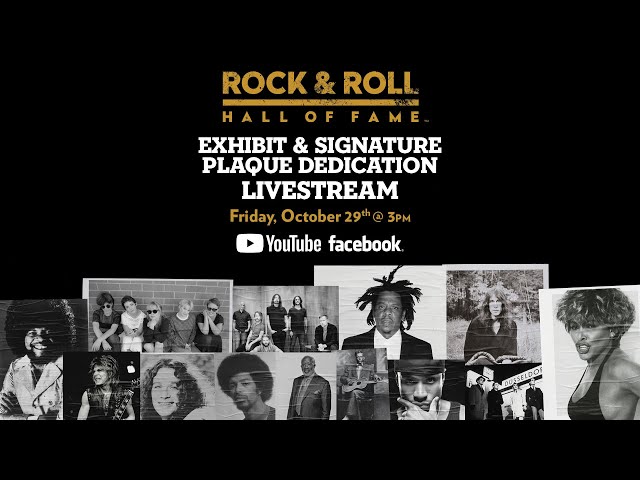 LIVE: 2021 Inductee Exhibit & Signature Plaque Dedication at the Rock & Roll Hall of Fame