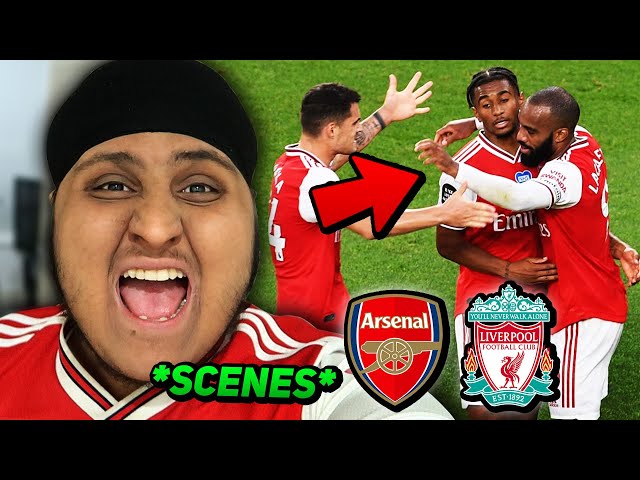 ARSENAL vs LIVERPOOL 2-1 | SCENES AS LACAZETTE & NELSON DEFEAT LIVERPOOL (Vlog)