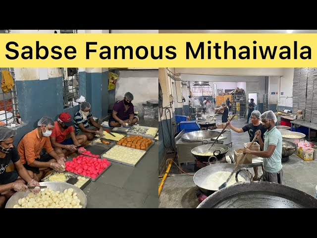 Most EPIC Mithai making of India at Bansiwala || Inki Kaju Katli ke Sab Deewane Hai