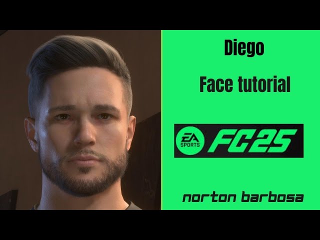 Encomenda de face EAFC 25 - Diego | Flamengo | Face Tutorial