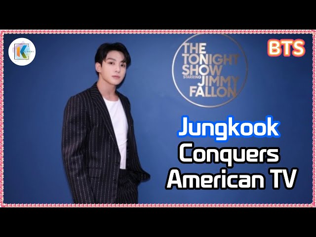 Jungkook Takes Over U.S. TV: Unveils Spectacular 'GOLDEN' Performance on 'The Tonight Show Starring