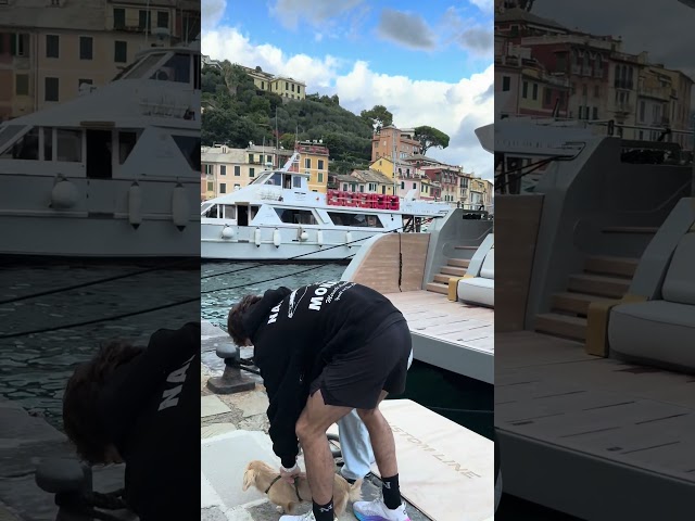 Charles Leclerc Spotted in Monaco Yacht!