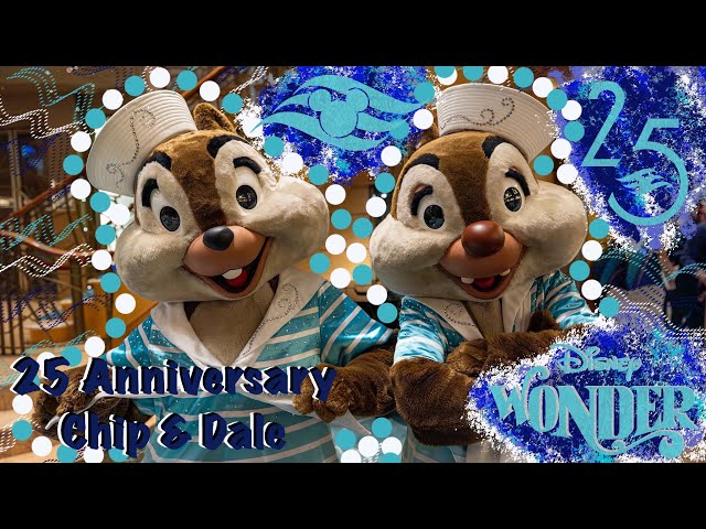 Chip and Dale's 25th Anniversary Meet and Greet on the Disney Wonder 3D VR180