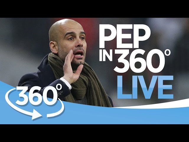 PEP IN 360 LIVE! Guardiola Unveiling as Man City Manager