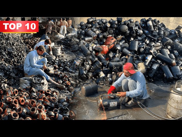 Top 10 Most Viewed Recycling Mass Production and Manufacturing Process Videos