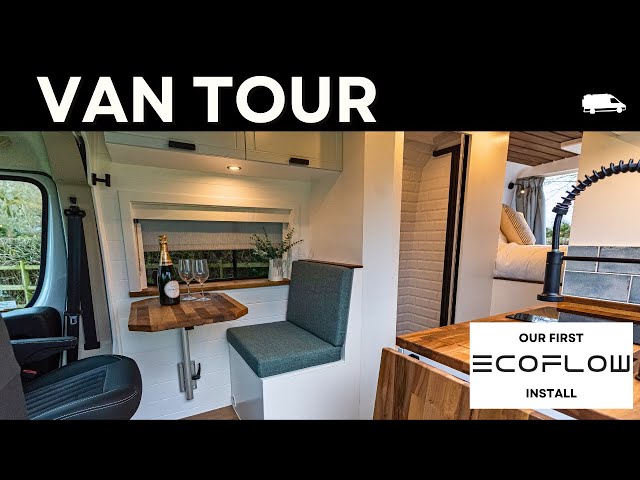 VAN TOUR using Ecoflow | 6 meter Fiat Ducato/Promaster Luxury Conversion