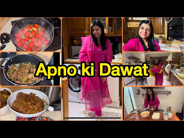 Apno Kay sath apni apni Dawat | simple si Dawat vlog | Dawat ideas | Alwina Aslam