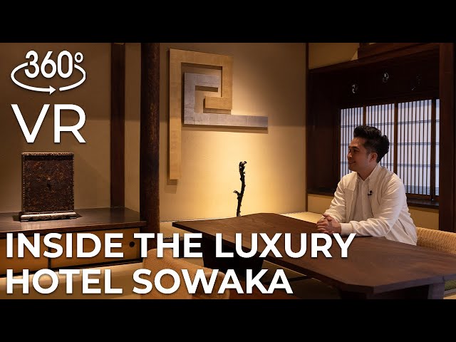 Hotels In Japan: Staying at a Historical Ryokan in Kyoto | Luxury Hotel Sowaka (4K 360° VR)