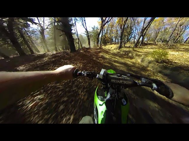 Dirt BIke Rider's View in 3D | Put on your VR Goggles