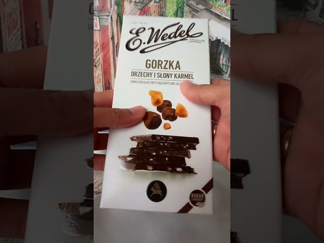 This E.Wedel Dark Chocolate is GOOD!! | STEP in Poland