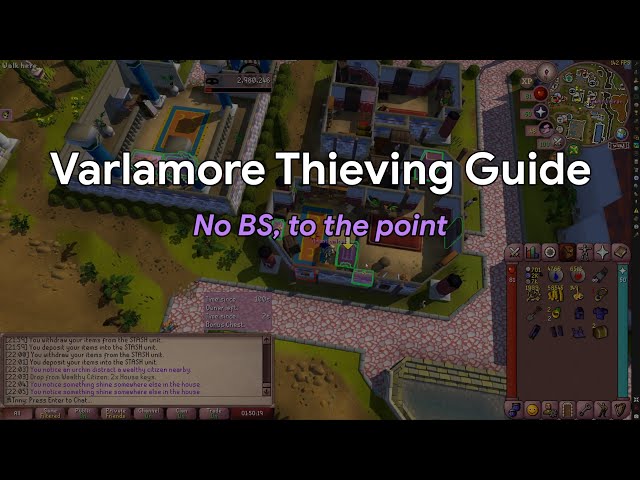 OSRS - Quick Varlamore Thieving Guide (Fast Easy Clues) (2025)