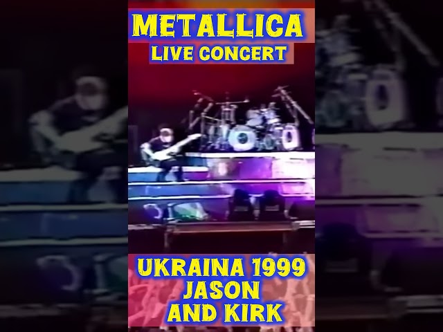 Metallica Live concert in Ukraine, 1999.#metallica #rock #concert